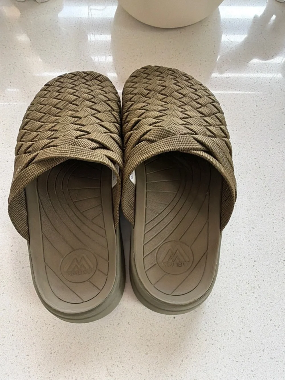 Men's Woven Slip-On Clog - Brown